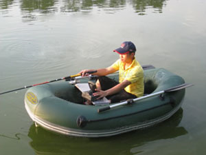 苏仙钓鱼充气橡皮船